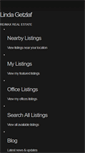Mobile Screenshot of lindagetzlaf.com
